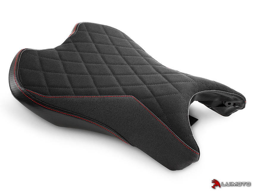 LUIMOTO (DIAMOND) Rider Seat Cover for the Triumph Street Triple 765 / S / R / RS LUIMOTO (DIAMOND) Rider Seat Cover for the Triumph Street Triple 765 / S / R / RS